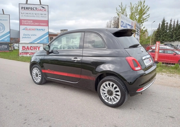 Fiat 500 cena 42800 przebieg: 67000, rok produkcji 2019 z Kielce małe 277